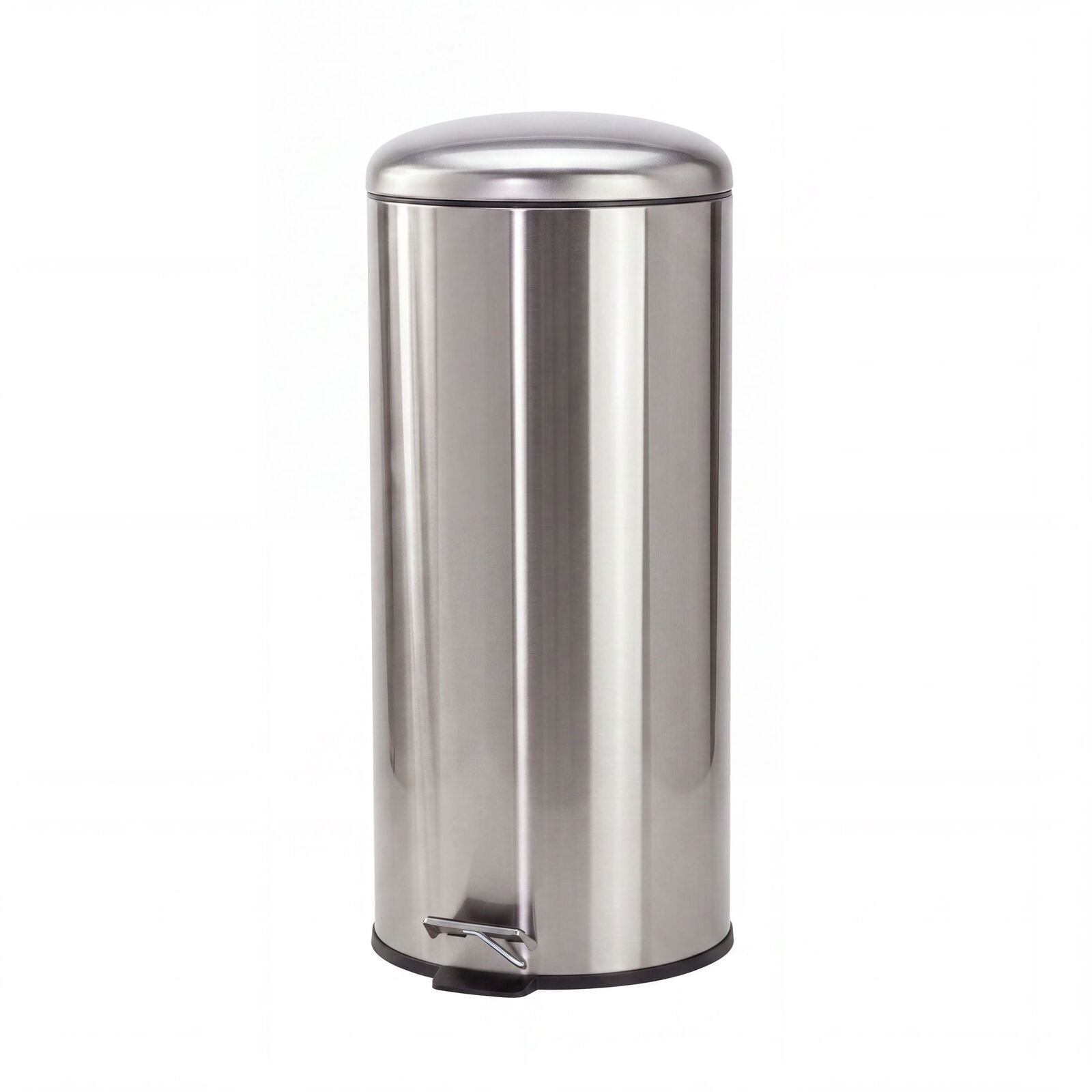 30L Pedal Bin with Stainless Steel and Plastic Construction