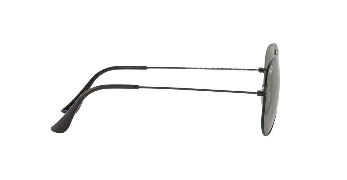 Aviator Classic Sunglasses in Black and Green