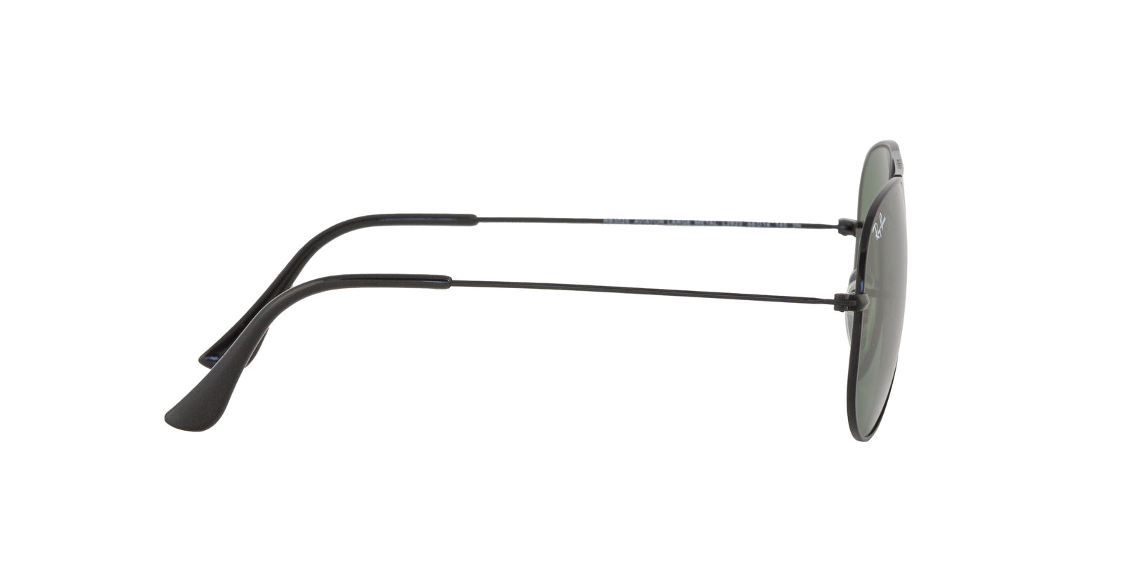 Aviator Classic Sunglasses in Black and Green