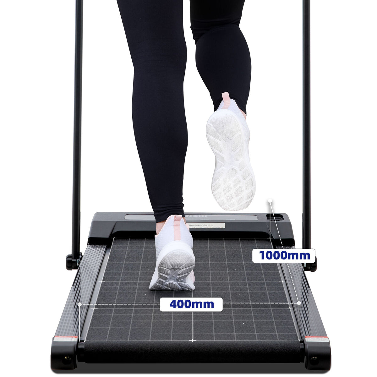 2HP Walking Pad Treadmill w/ Remote, Foldable Handrail, and Tablet Holder