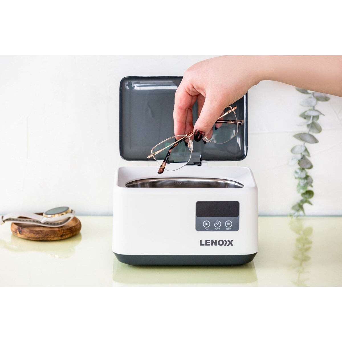 50W Ultrasonic Jewellery Cleaner, 4800HZ w/ 600ml Tank and LED Display