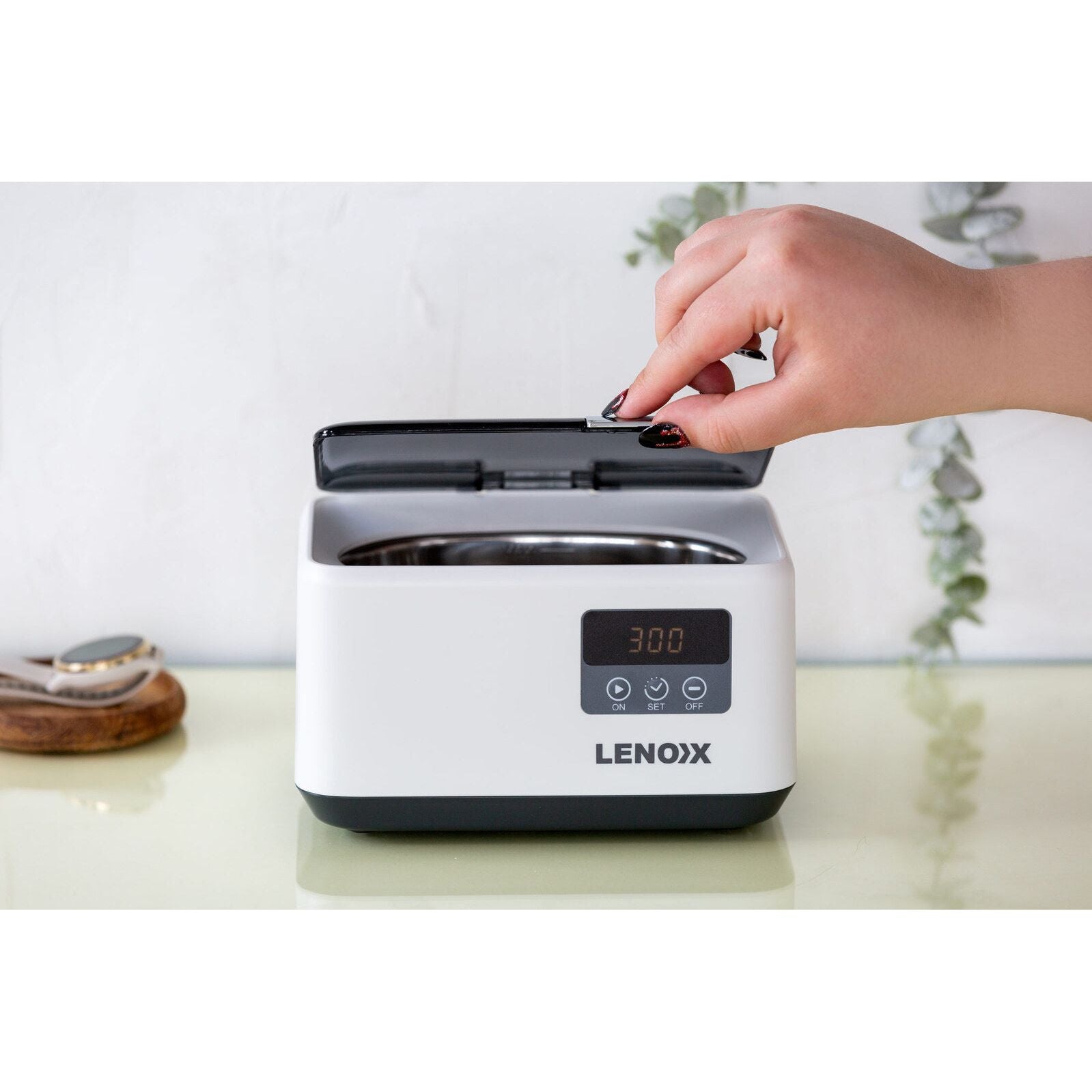 50W Ultrasonic Jewellery Cleaner, 4800HZ w/ 600ml Tank and LED Display