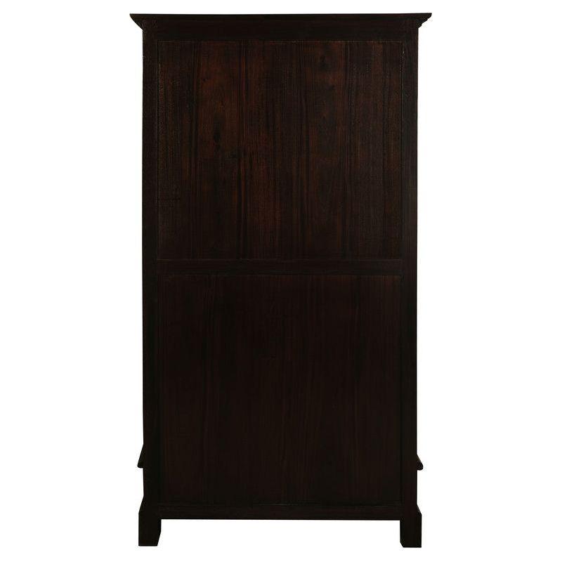 Tasmania 2 Drawer Bookcase (Chocolate)
