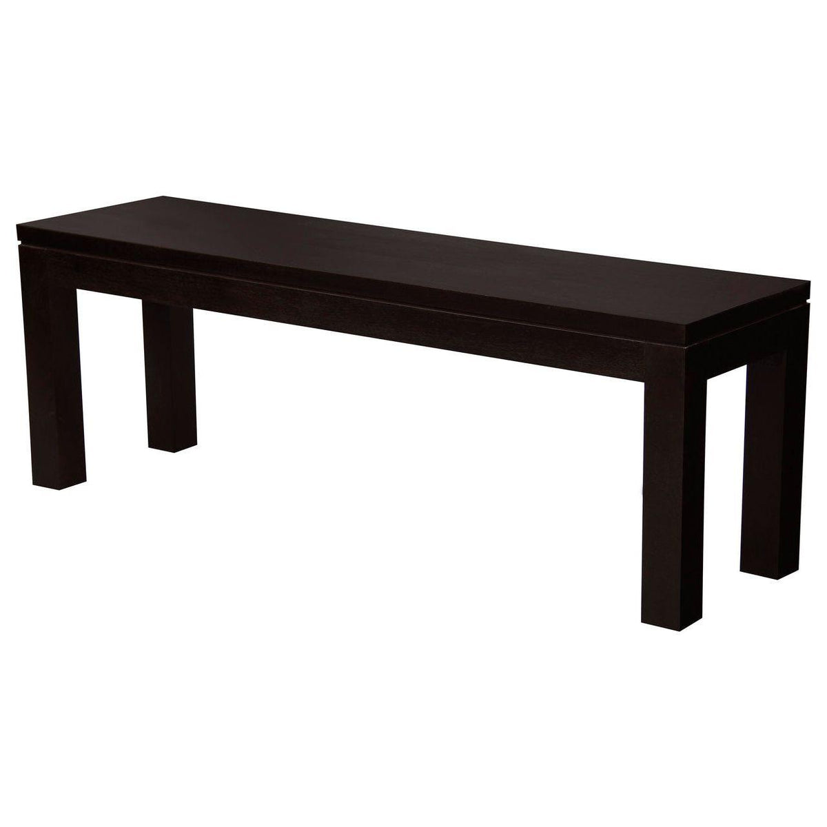 Tilda Solid Mahogany Timber Bench (Chocolate)