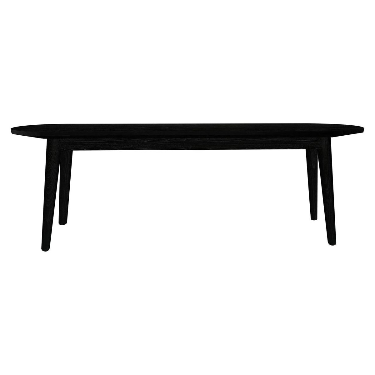 Huntley Solid Oak Bench (Black)