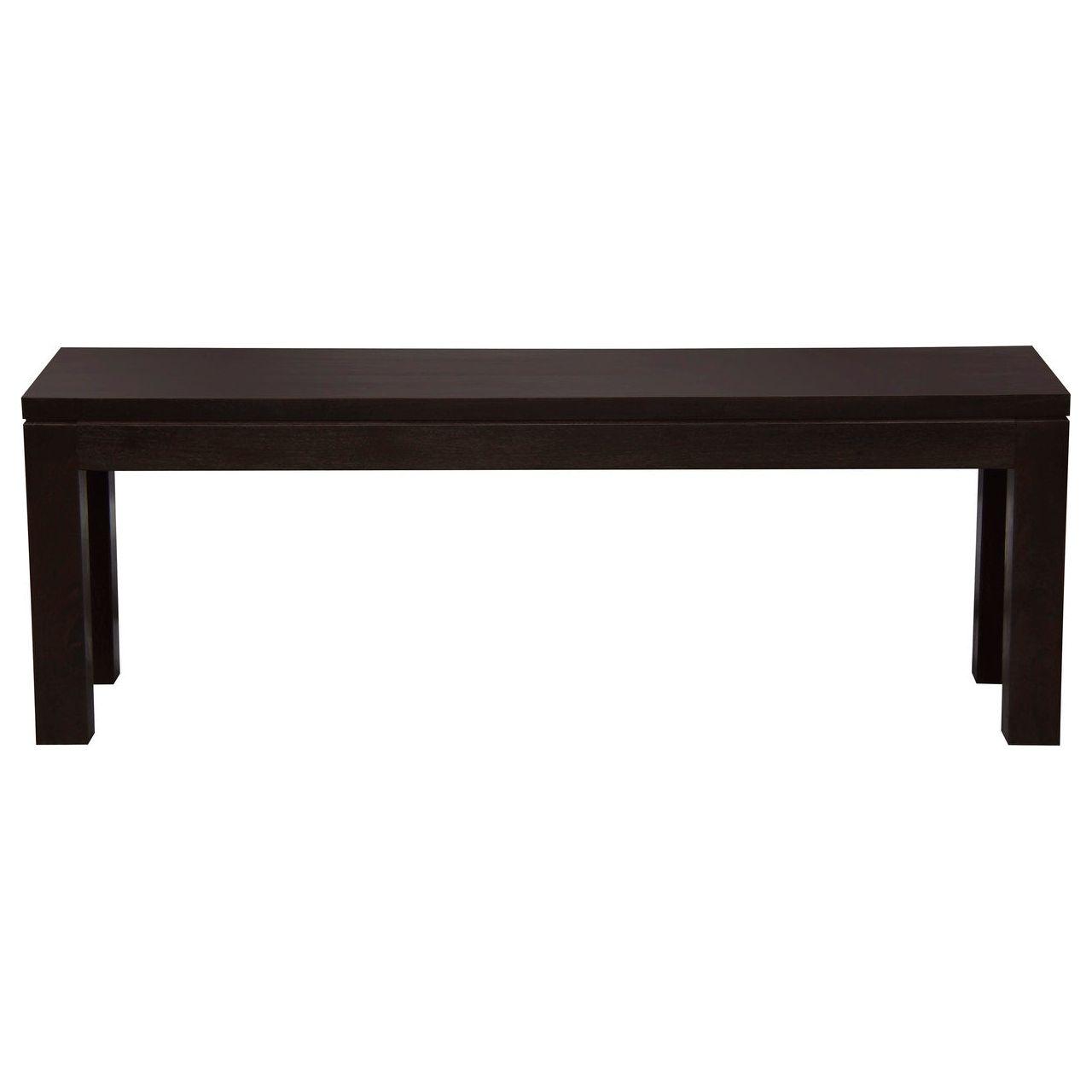 Large Tilda Solid Mahogany Bench (Chocolate)