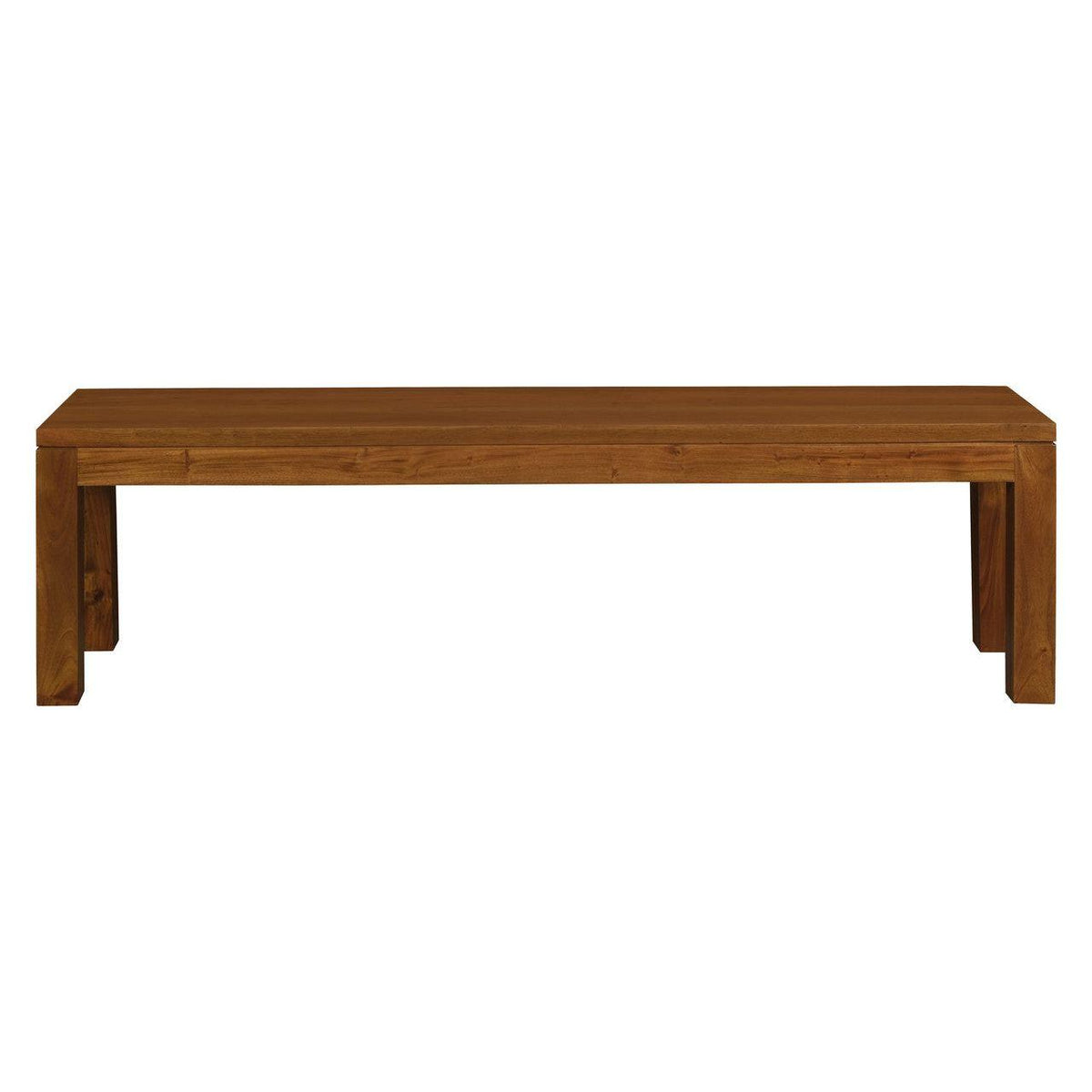 Large Tilda Solid Mahogany Bench (Light Pecan)
