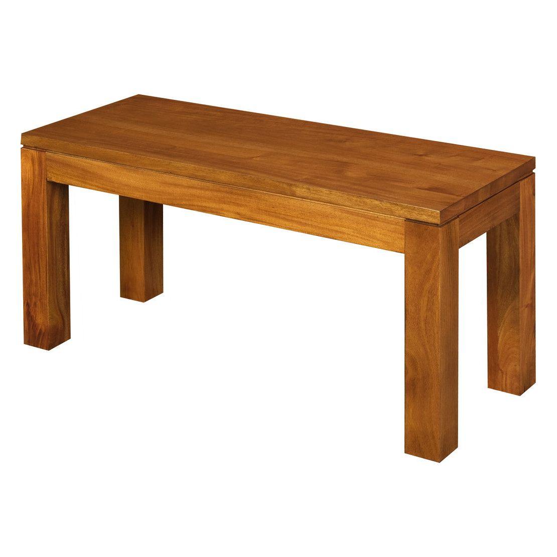 Amsterdam Solid Timber Bench 90 x 35 cm (Light Pecan)