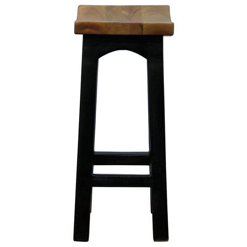 Tokyo Timber Kitchen Counter Stool (Black Caramel)