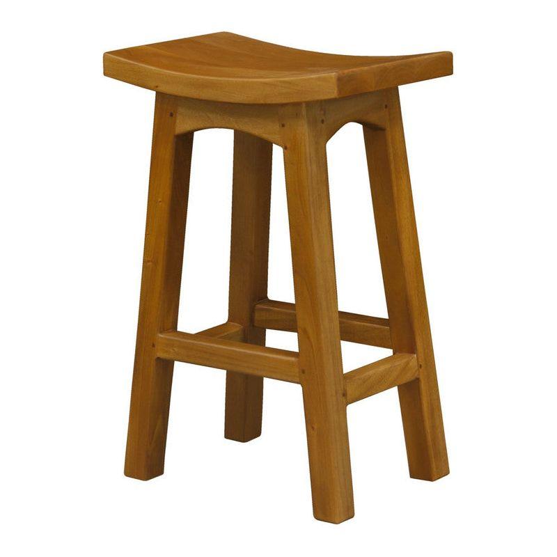 Tokyo Timber Kitchen Counter Stool (Light Pecan)
