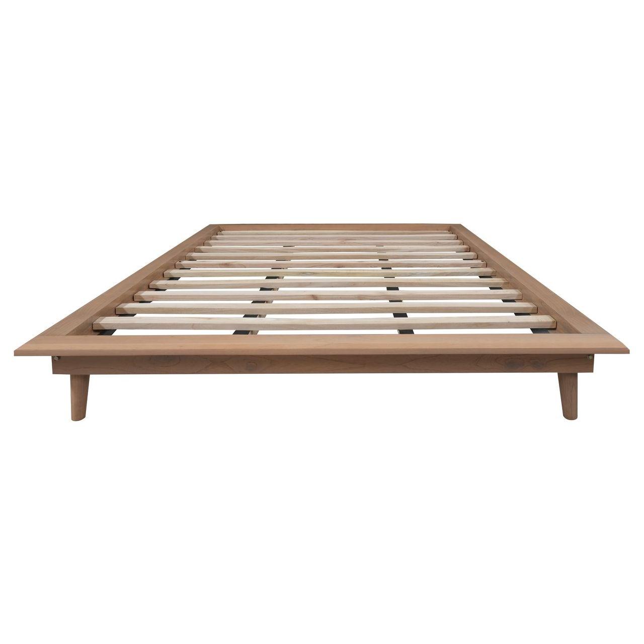 Gatsby Queen Size Platform Bed Base (Natural)