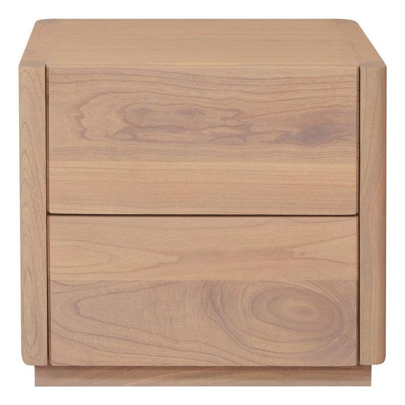 Gatsby 2-Drawer Bedside Table (Natural)