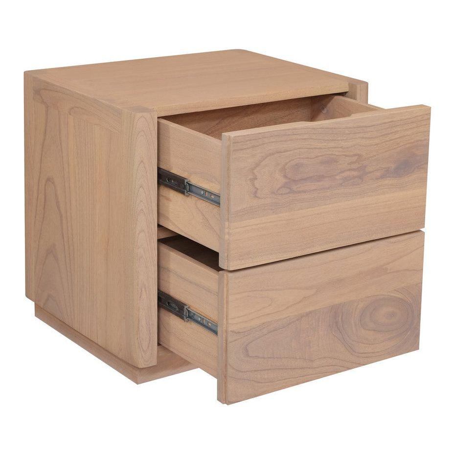 Gatsby 2-Drawer Bedside Table (Natural)