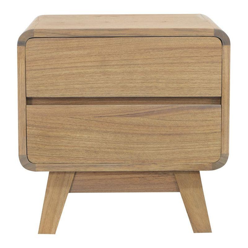 Providence 2 Drawer Bedside Table (Natural)