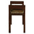 Wilson Genuine Goat Hide Single Seater Stool/Bench (Mahogany)