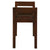 Wilson Genuine Leather Single Seater Stool/Bench (Mahogany)