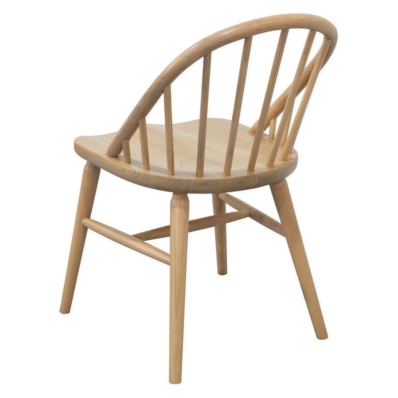 Vera Solid Oak Dining Chair - Set of 2 (Natural)