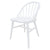 Vera Solid Oak Dining Chair - Set of 2 (White)