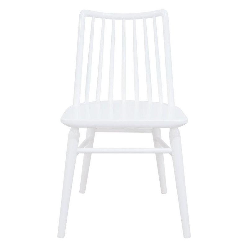 Riviera Solid Oak Dining Chair - Set of 2 (White)