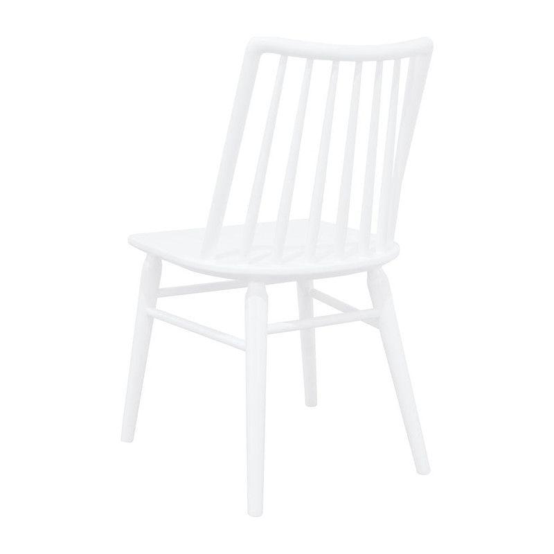 Riviera Solid Oak Dining Chair - Set of 2 (White)