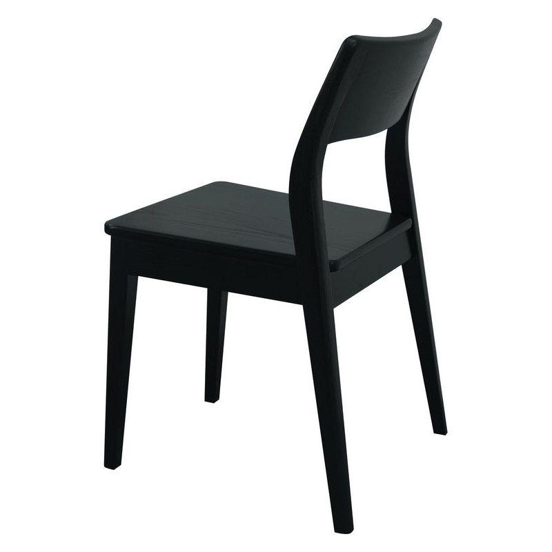 Providence Solid Oak Dining Chair - Set of 2 (Black)