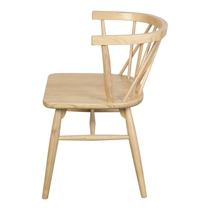 Sierra Cross Back Oak Chair - Set of 2 (Natural)