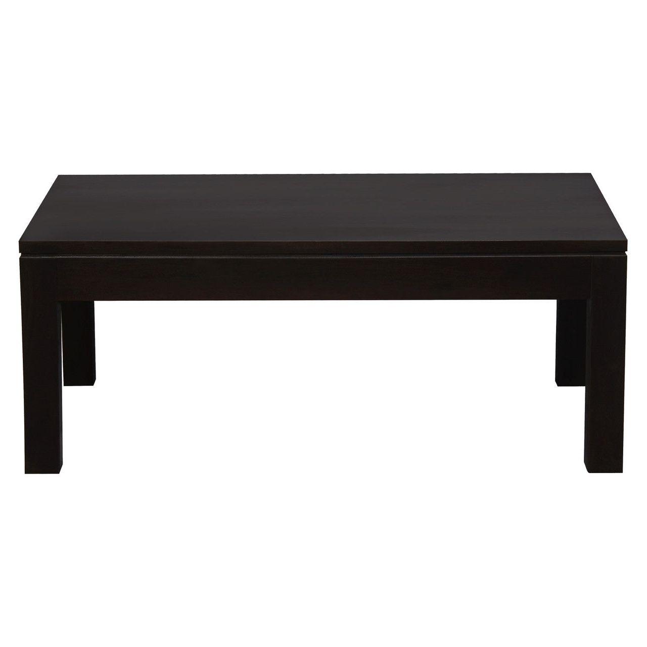 Amsterdam Solid Mahogany Timber Coffee Table (Chocolate)