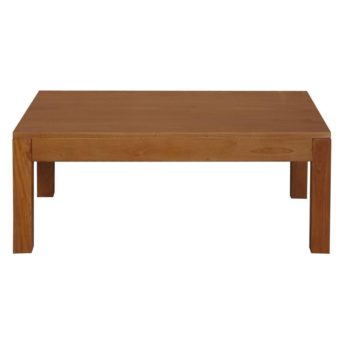 Amsterdam Solid Mahogany Timber Coffee Table (Light Pecan)