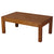Amsterdam Solid Mahogany Timber Coffee Table (Light Pecan)