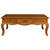 French Provincial 2 Drawer Coffee Table - Light Pecan