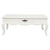 French Provincial 2 Drawer Coffee Table - White