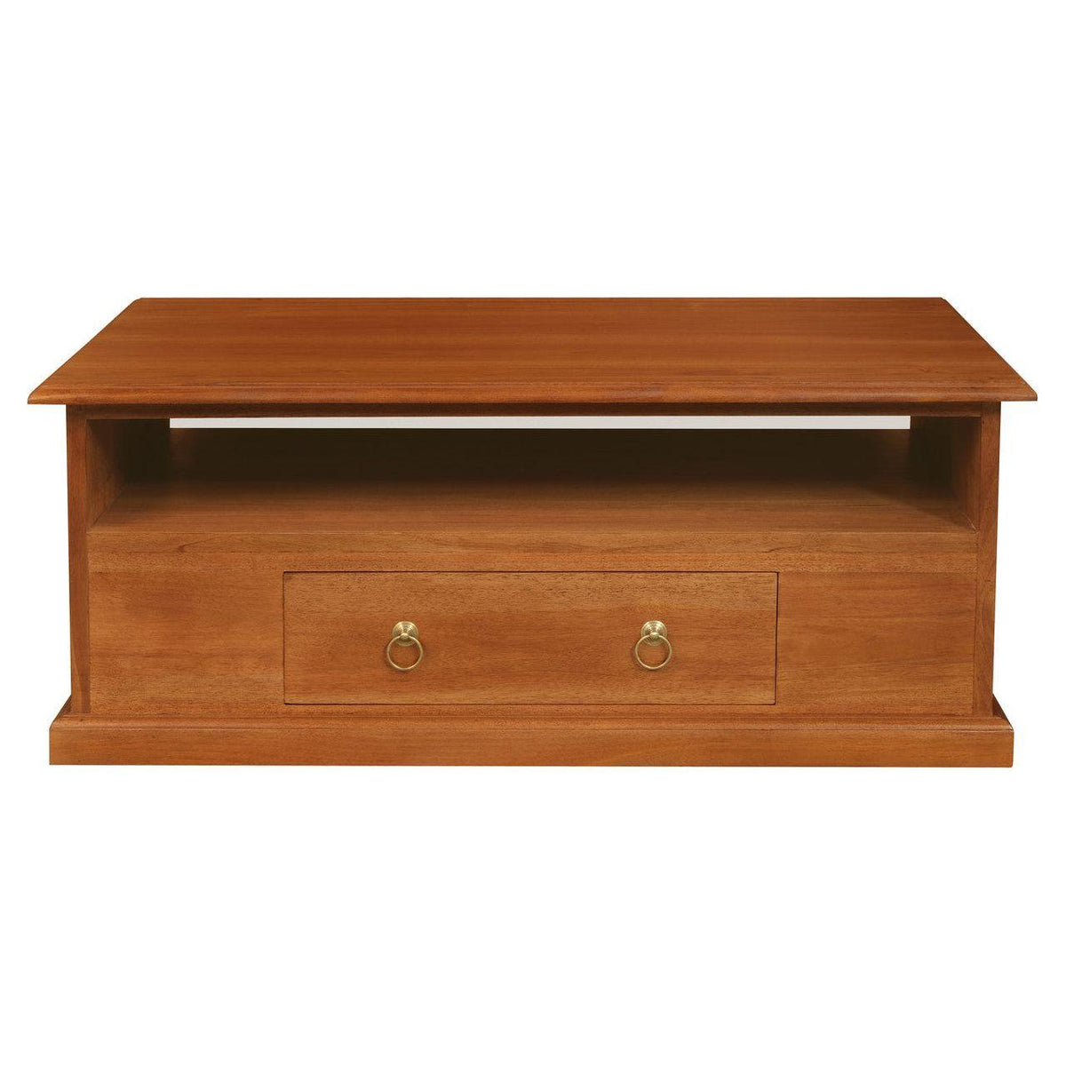 Tasmania 2 Drawer Coffee Table - Light Pecan