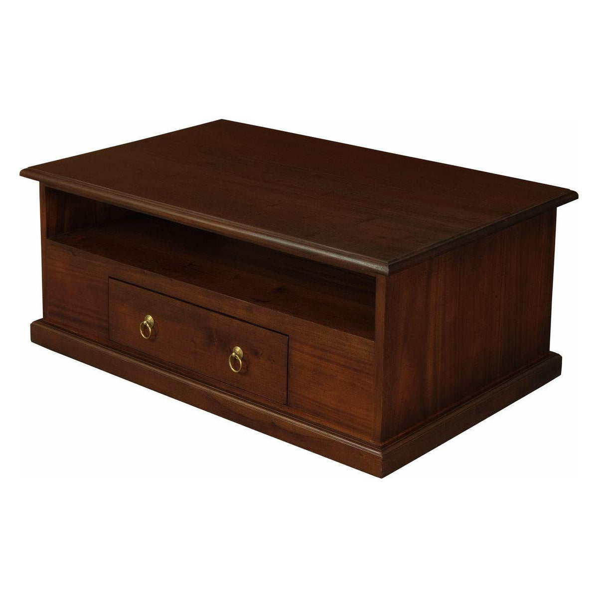 Tasmania 2 drawer Coffee Table - Mahogany