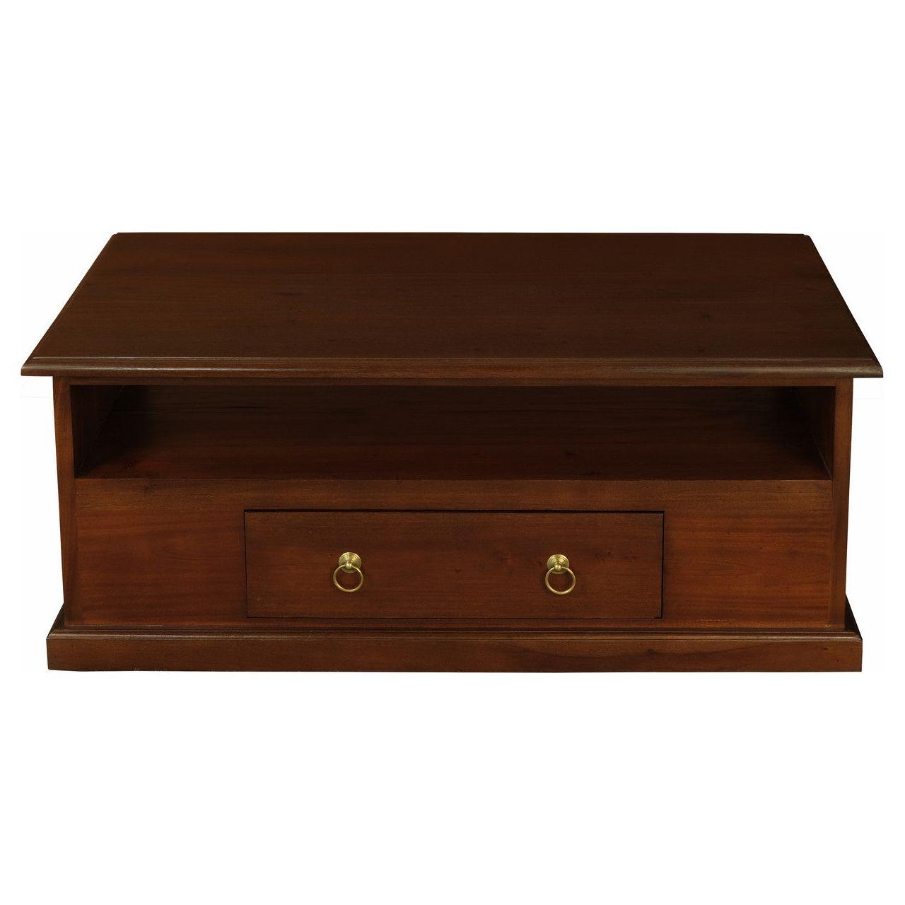 Tasmania 2 drawer Coffee Table - Mahogany