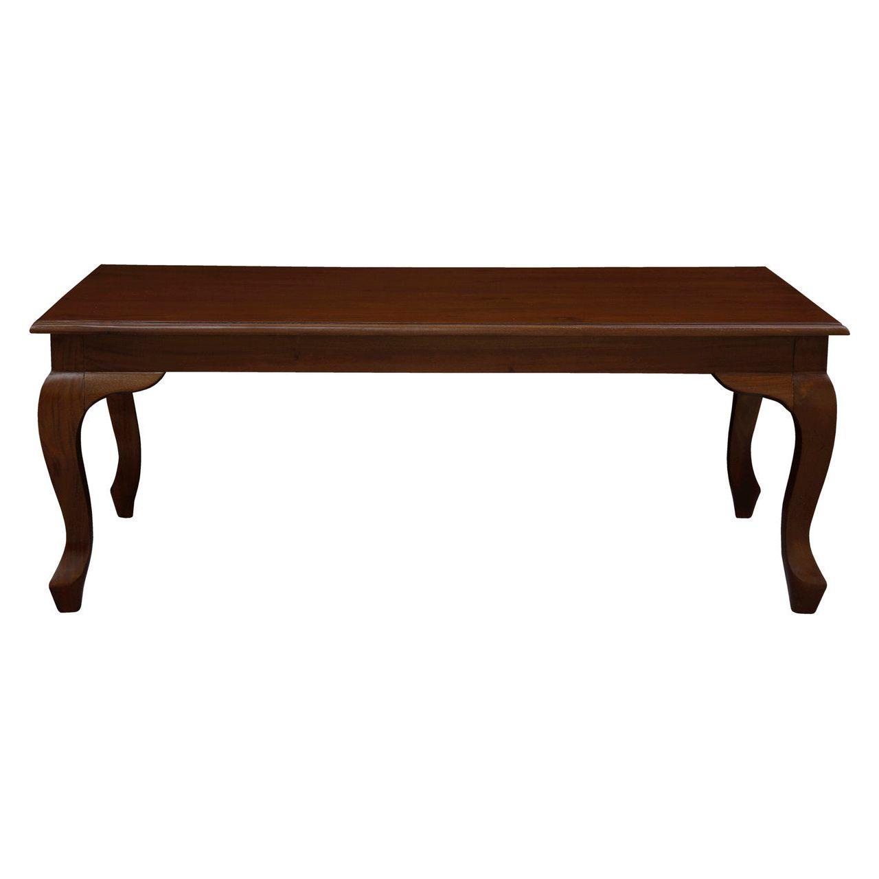 Queen Anne Coffee Table 120 x 70 cm - Mahogany