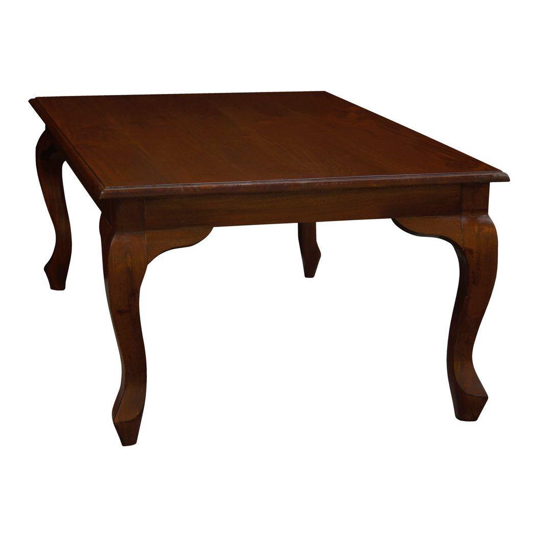 Queen Anne Coffee Table 120 x 70 cm - Mahogany