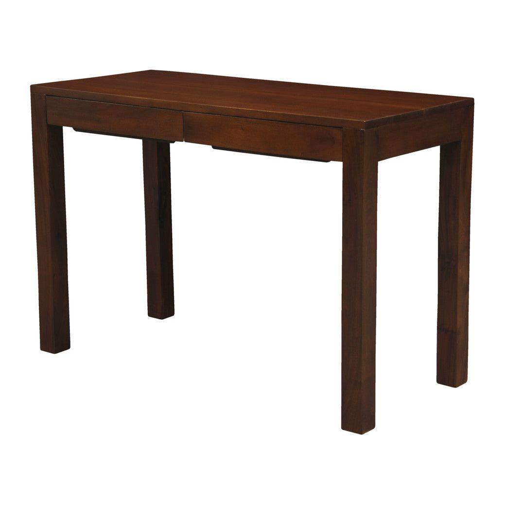 Amsterdam Solid Mahogany Timber 2 Drawer Desk (Mahogany)