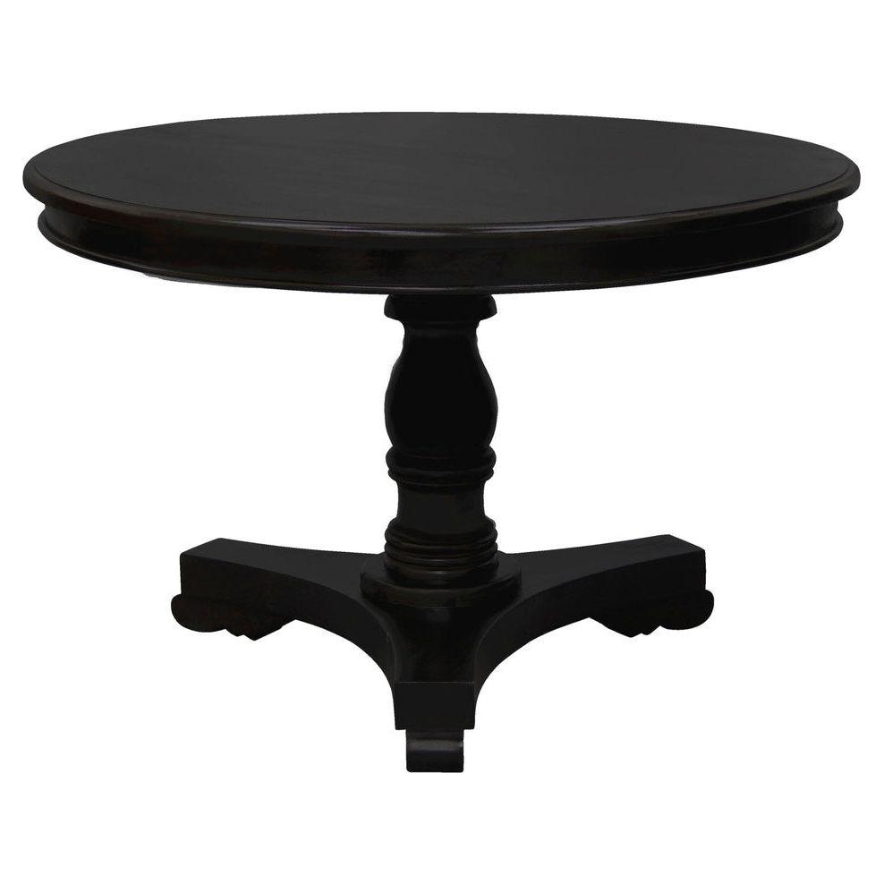 Tasmania Round Dining Table 120 cm (Chocolate)