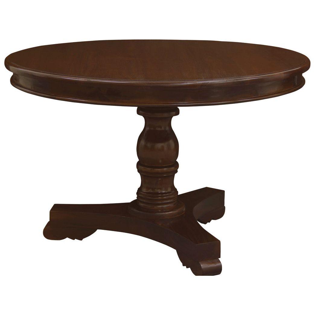 Tasmania Round Dining Table 120 cm (Mahogany)