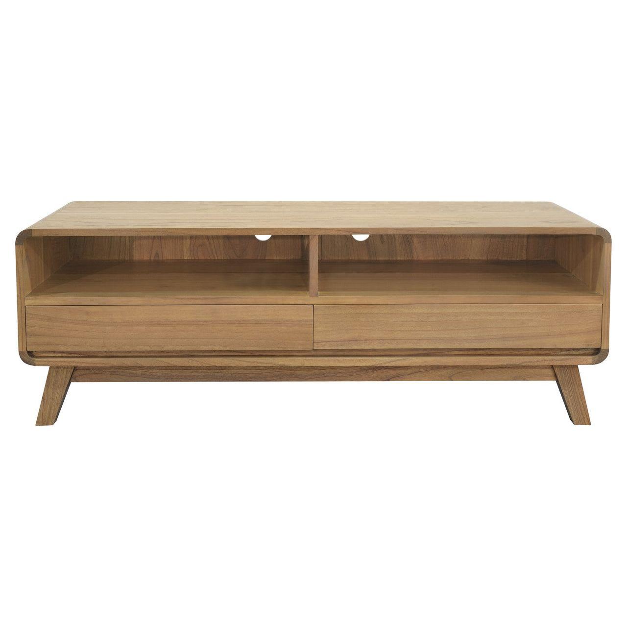 Providence 2 Drawer Entertainement Unit (Natural)