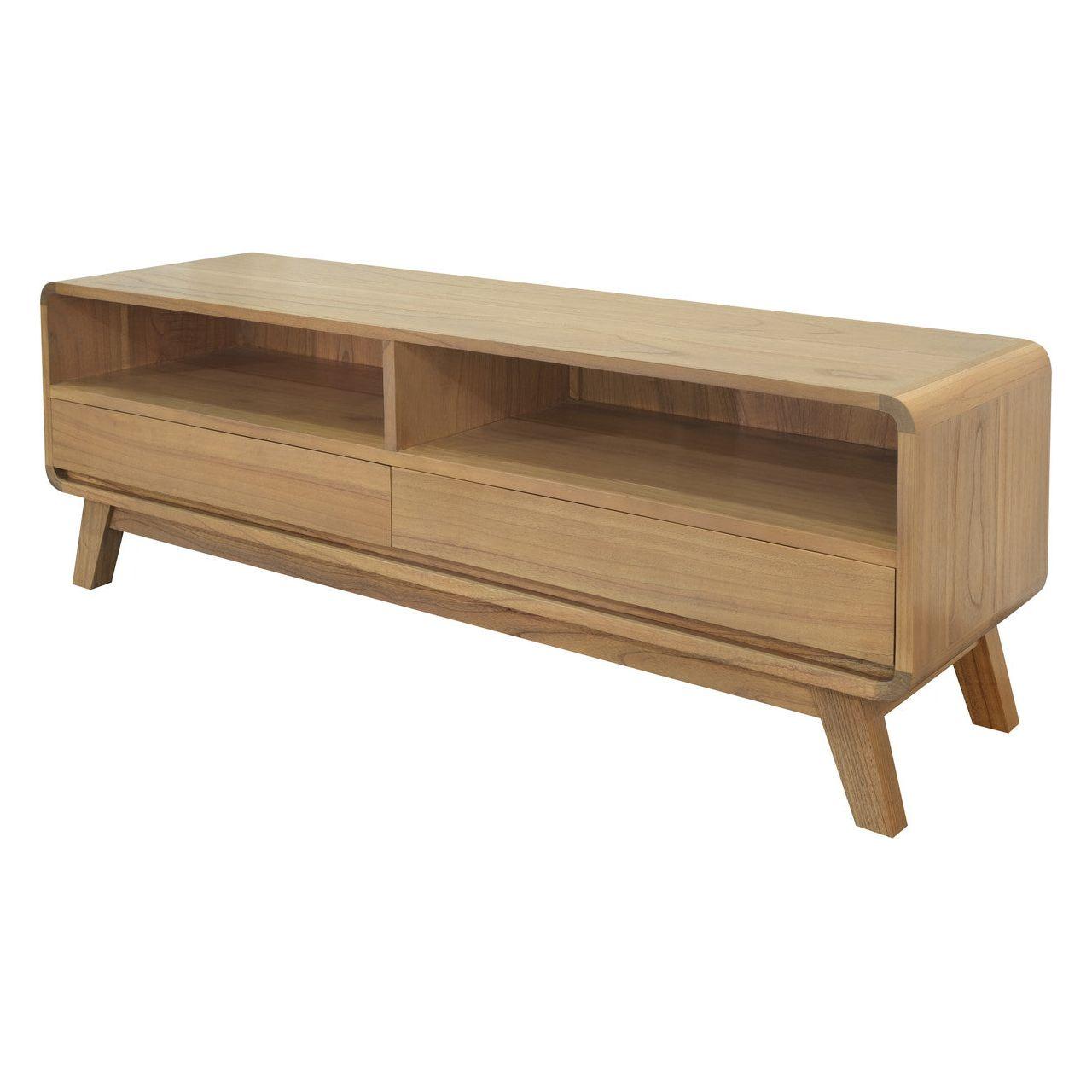 Providence 2 Drawer Entertainement Unit (Natural)