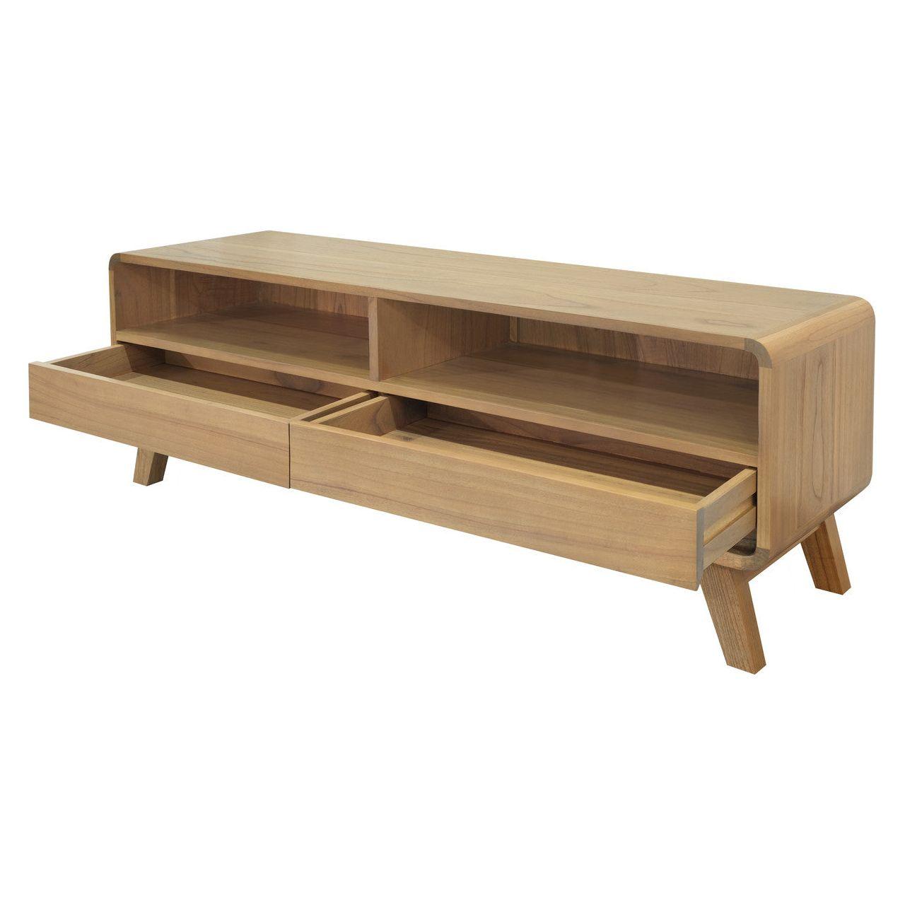 Providence 2 Drawer Entertainement Unit (Natural)