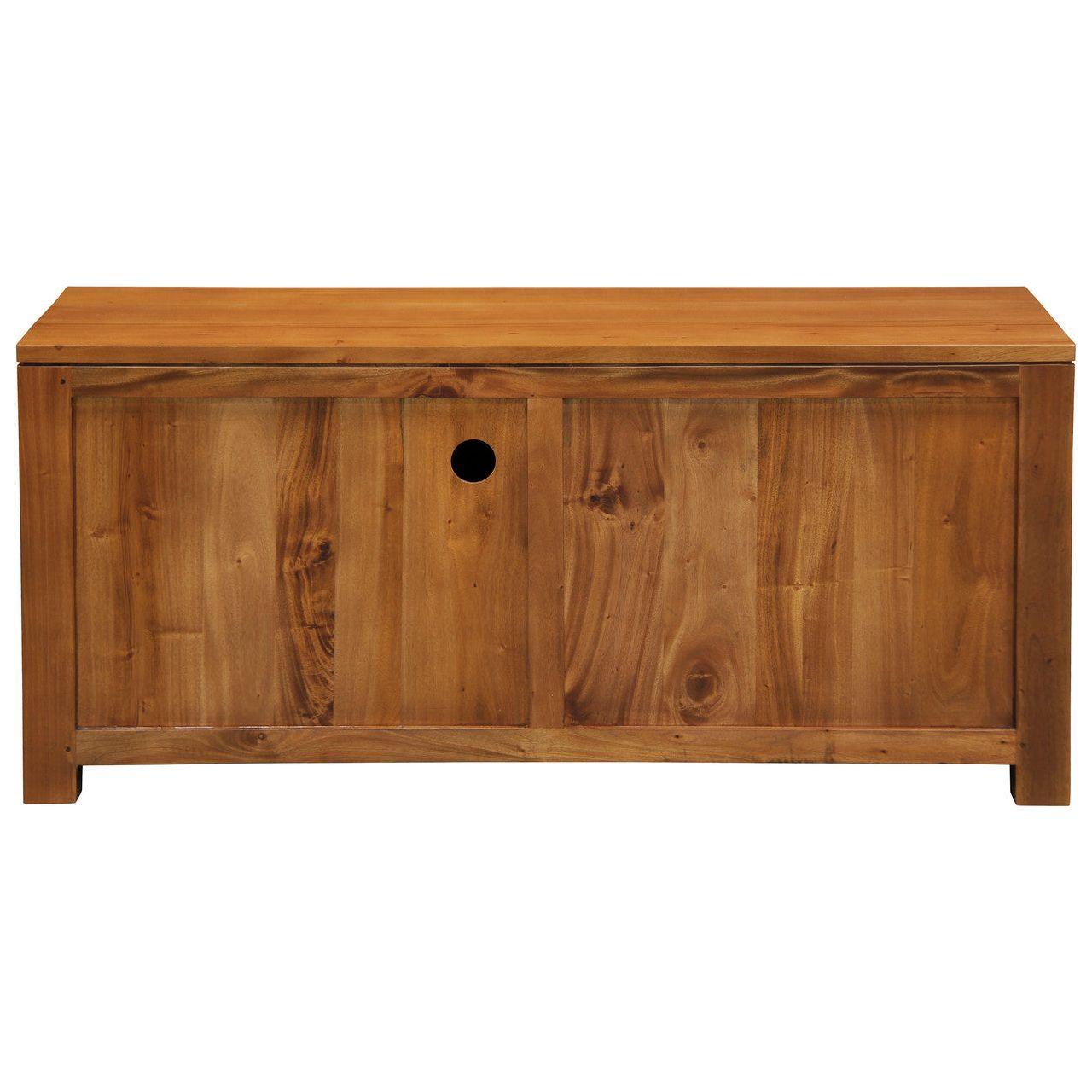 Amsterdam 2 Drawer Entertainment Unit (Light Pecan)