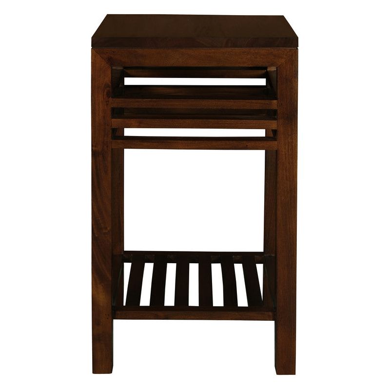 Holland Solid Mahogany Lamp Table (Mahogany)