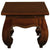 Dynasty Solid Mahogany Timber Lamp Table (Mahogany)