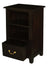 Tasmania 1 Drawer Solid Mahogany Timber Lamp Table (Chocolate)