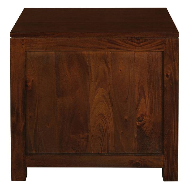 Paris 1 Drawer Solid Mahogany Timber Lamp Table (Mahogany)