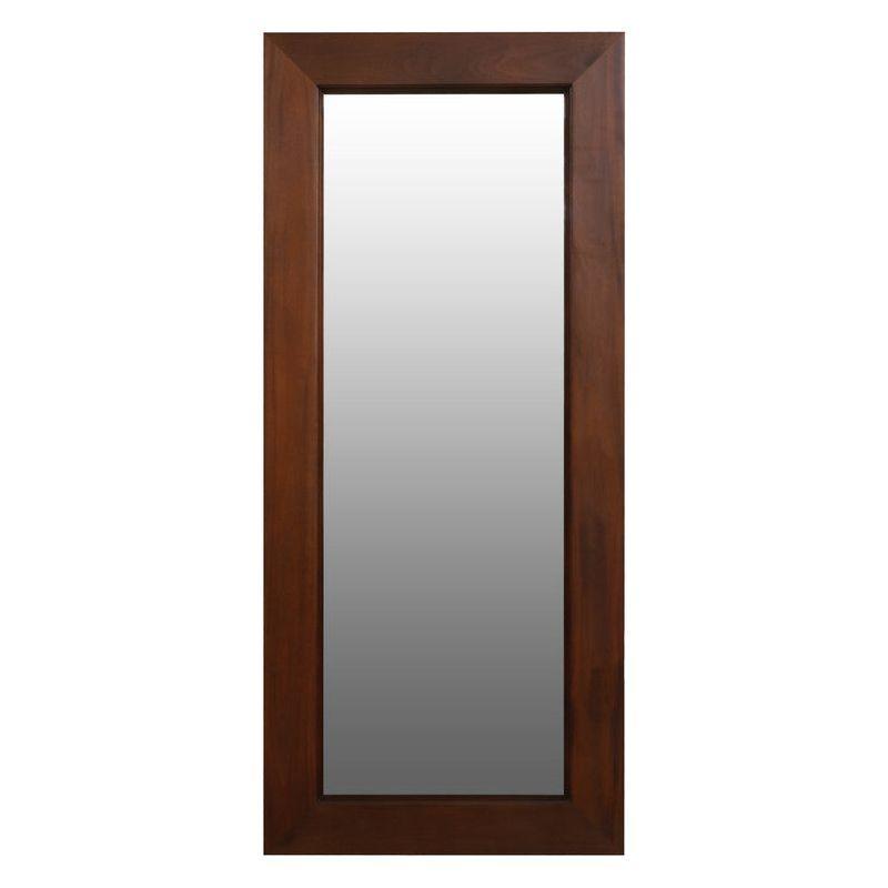 Toby Solid Mahogany Timber Standing Mirror (Mahogany)