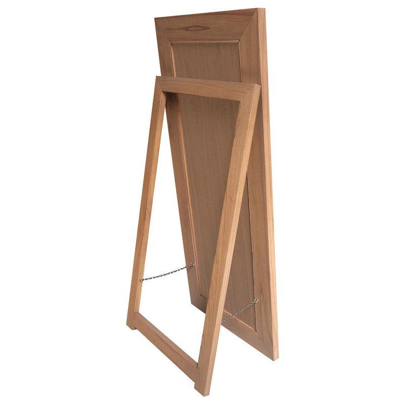 Manhattan Solid Timber Frame Standing Mirror - Nautral