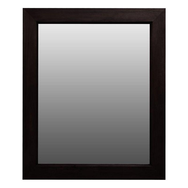 Ascott Solid Timber Frame Wall Mirror - Chocolate